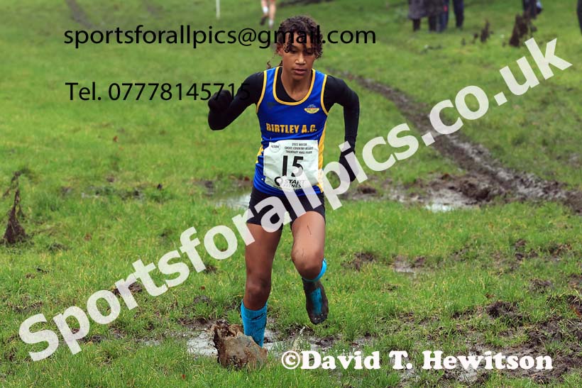 Girls under-13s 2023 NECAA Cross Country Relays, Thornley Hall Farm, Peterlee, County Durham. Photo: David T. Hewitson/Sports for All Pics